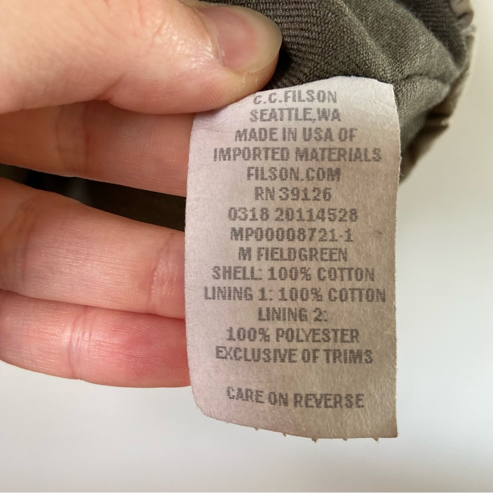 Filson Lined Jacket - Picture 6 of 14